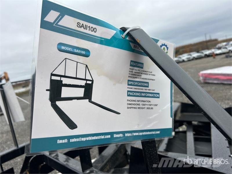Quantity of (12) Mower King SA 46 in Skid Steer F Fourche