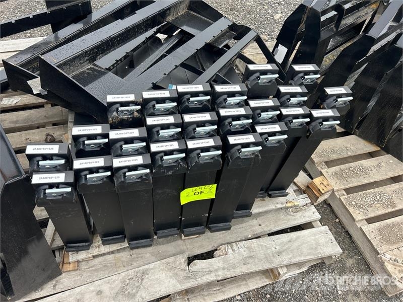 Quantity of (12) Mower King SA 46 in Skid Steer F Fourche
