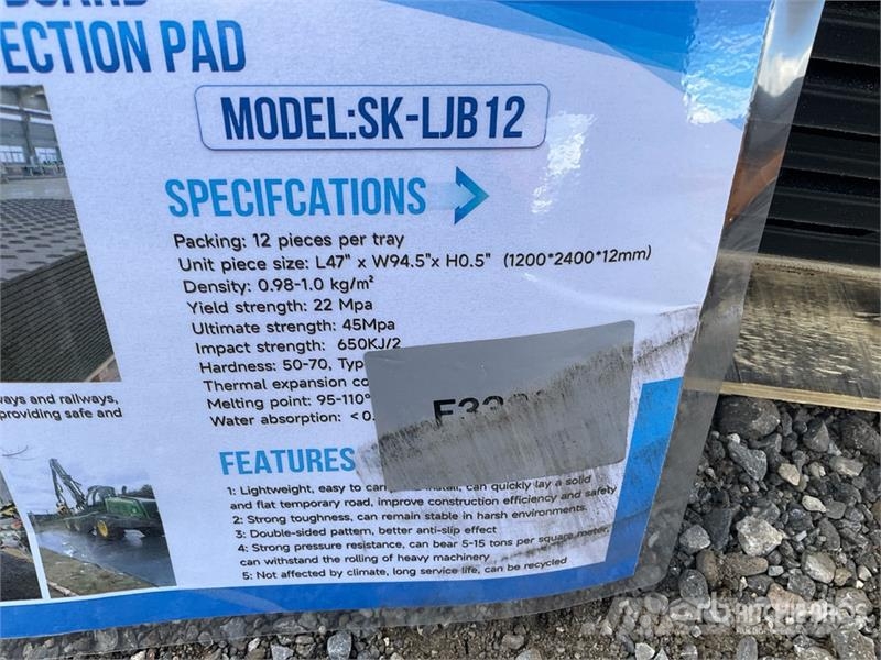 Quantity of (12) SKLP SK-LJB12 94 in x 47 in Poly Rezervni delovi i oprema za bušenje