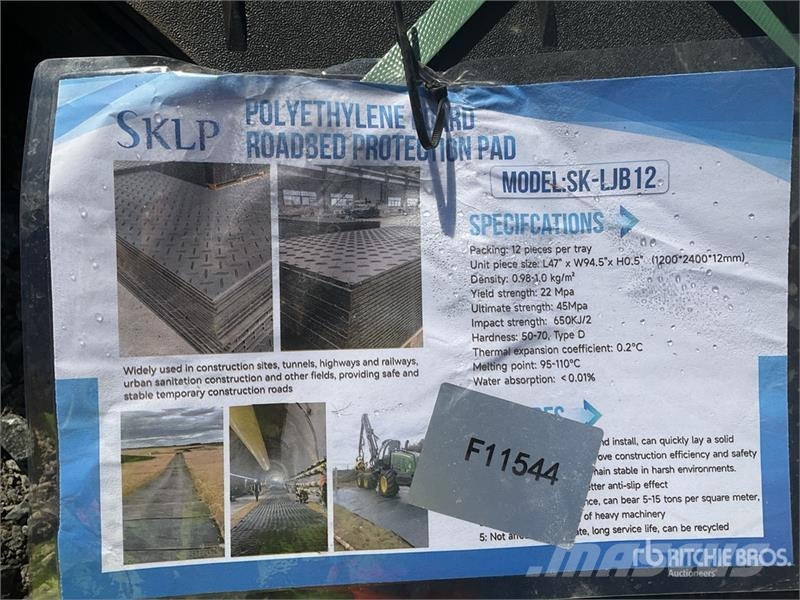Quantity of (12) SKLP SK-LJB12 94 in x 47 in Poly Transportes - Outros