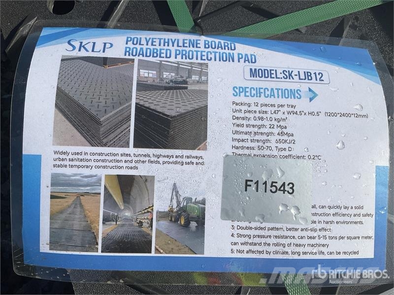 Quantity of (12) SKLP SK-LJB12 94 in x 47 in Poly Transportes - Outros