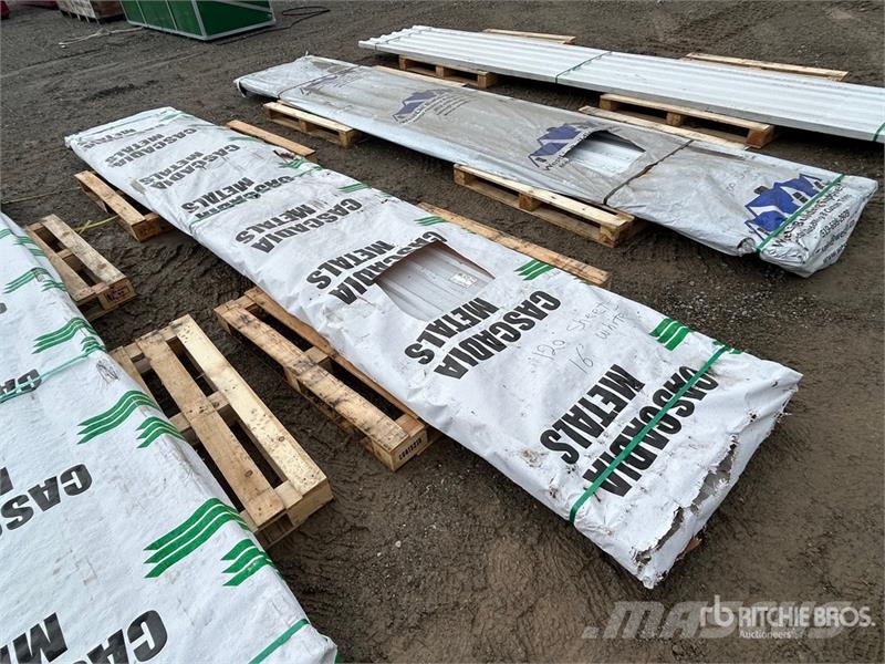  Quantity of (120) 16 ft White Steel Siding / Roofi Other