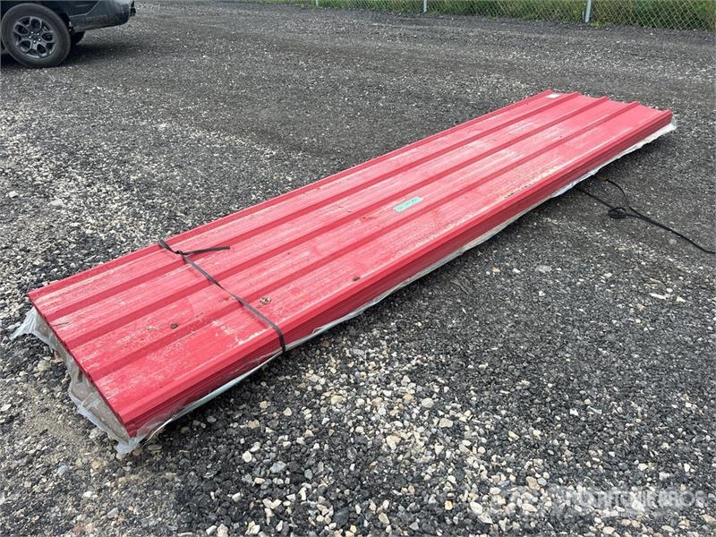 Quantity of (120) 3 ft x 12 ft Sheets Red Steel Si Winches, hoists and material lifts