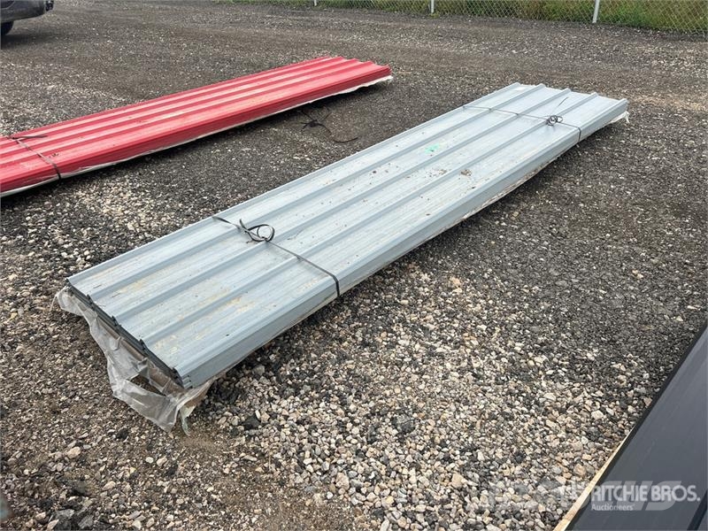 Quantity of (120) 3 ft x 12 ft Sheets Grey Steel S Winches, hoists and material lifts