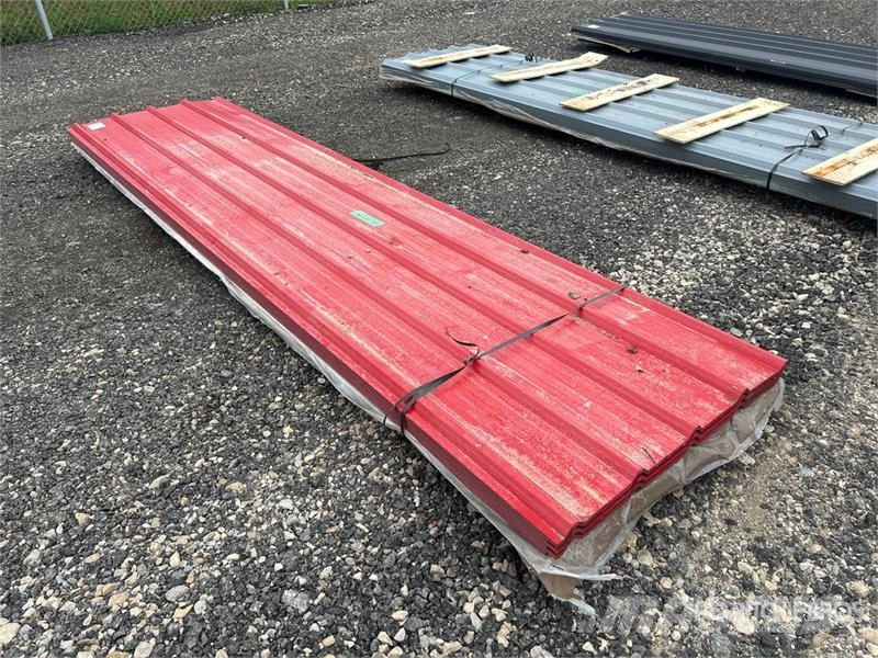 Quantity of (120) 3 ft x 12 ft Sheets Red Steel Si Winches, hoists and material lifts