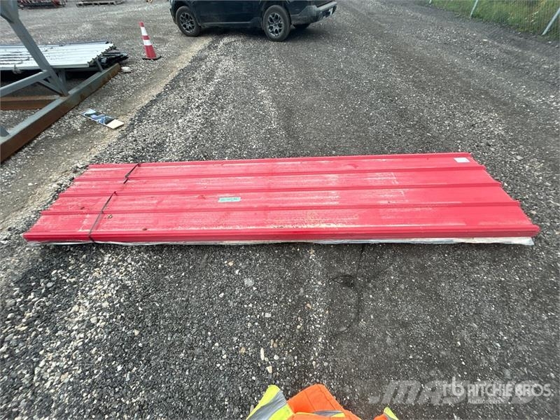 Quantity of (120) 3 ft x 12 ft Sheets Red Steel Si Winches, hoists and material lifts