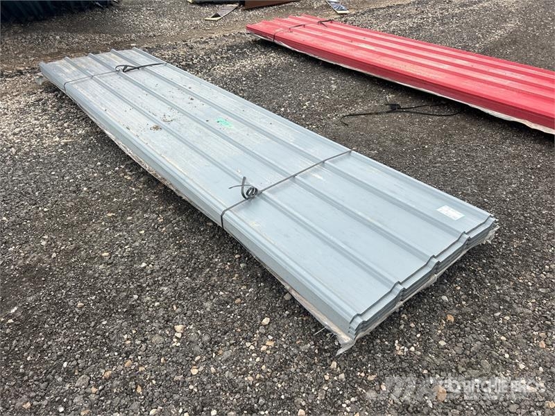 Quantity of (120) 3 ft x 12 ft Sheets Grey Steel S Winches, hoists and material lifts