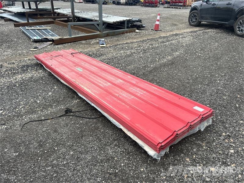 Quantity of (120) 3 ft x 12 ft Sheets Red Steel Si Winches, hoists and material lifts