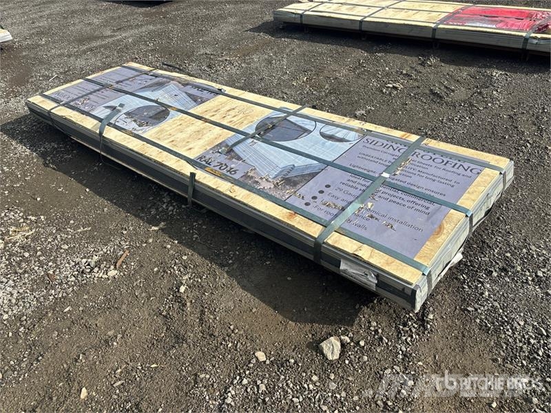 Quantity of (150) 3 ft x 10 ft Grey Steel Siding R Строителство - Други