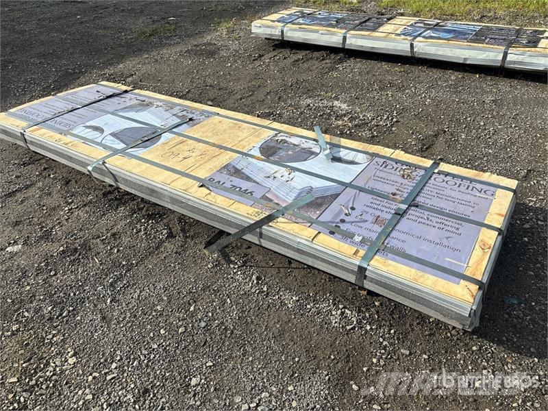 Quantity of (150) 3 ft x 10 ft Grey Steel Siding R Строителство - Други