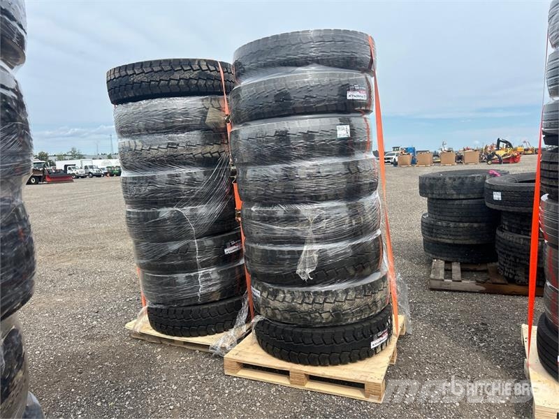 Quantity of (16) 11R22.5 Steer/All Position Tires Tyres, wheels and rims