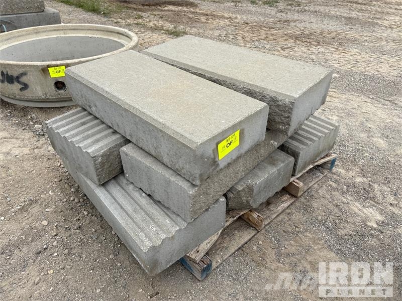  Quantity of (19) Pallets of Sewer Risers, Grates a ماكينات زراعية - غير ذلك