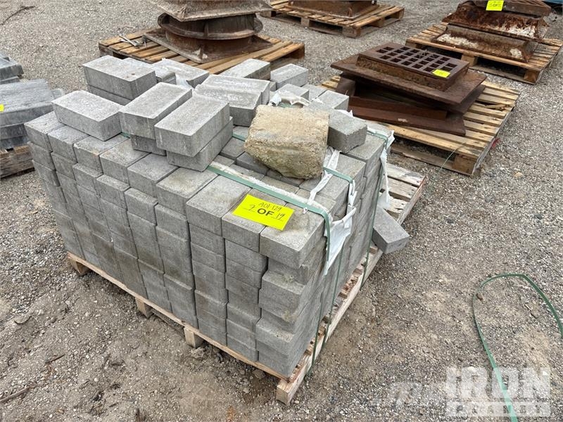  Quantity of (19) Pallets of Sewer Risers, Grates a ماكينات زراعية - غير ذلك