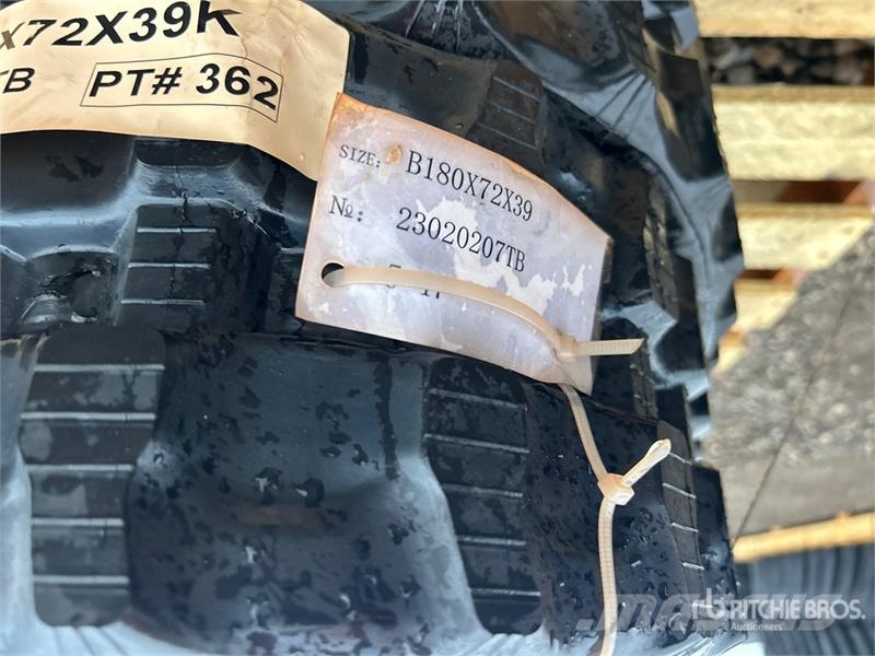  Quantity of (2) 180 x72BD x 35 7"Rubber Tracks (Un Otros componentes