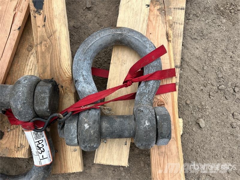  Quantity of (2) 50 Ton Shackle Kran-Teile und Zubehör