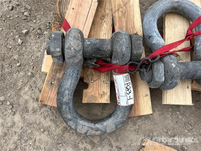  Quantity of (2) 50 Ton Shackle Kran-Teile und Zubehör