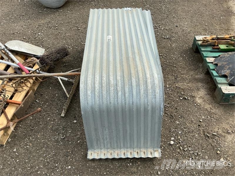 Quantity of (2) 62 in x 22 in Corrugated Arch Culv Other components