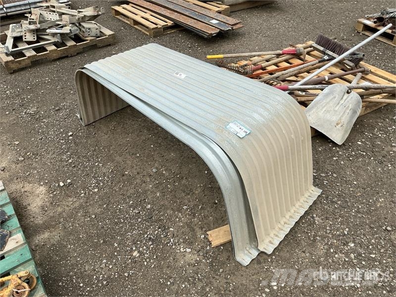 Quantity of (2) 62 in x 22 in Corrugated Arch Culv Other components