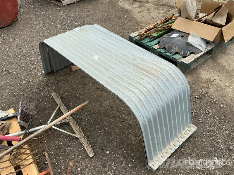 Quantity of (2) 62 in x 22 in Corrugated Arch Culv Other components