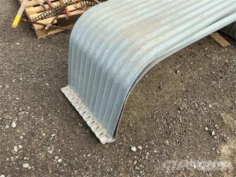 Quantity of (2) 62 in x 22 in Corrugated Arch Culv Other components