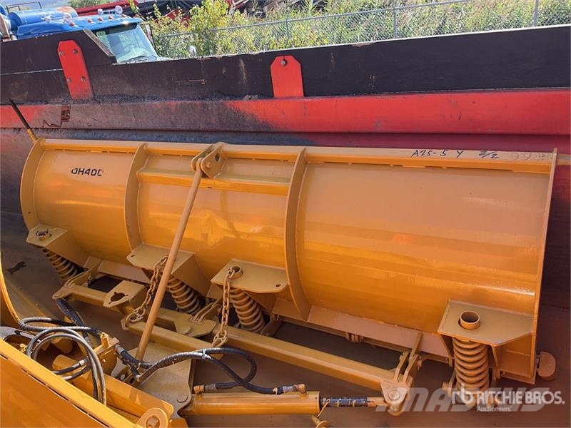 Quantity of (2) 9 ft Hydraulic Reversing Snow Plow Snow blades and plows