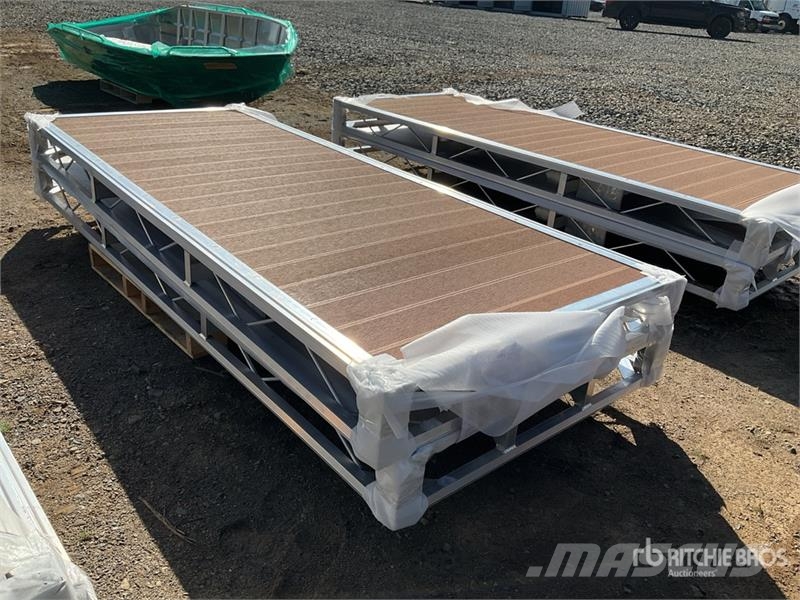  Quantity of (2)  BYT BDF410 4 ft x 10 ft Aluminum  Other farming machines