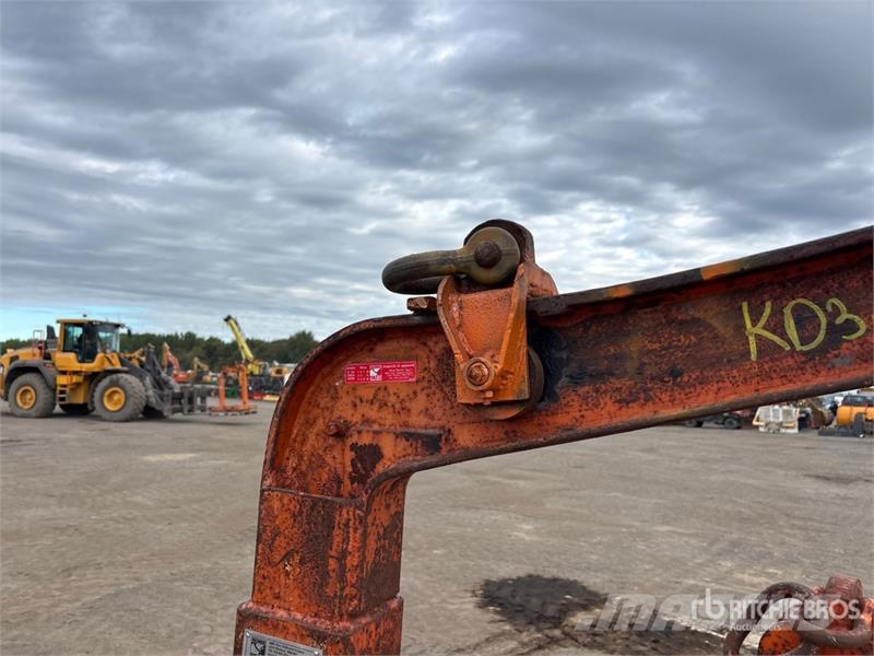 Quantity of (2) Crane Pallet Forks Fourche