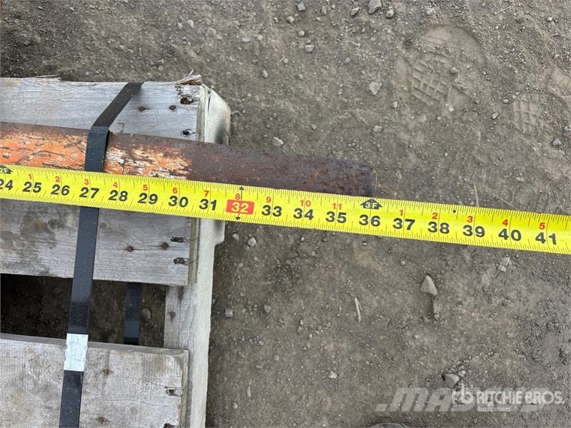 Quantity of (2) Crane Pallet Forks Fourche