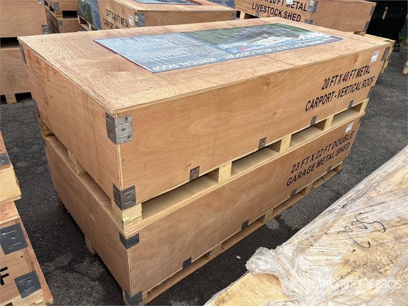  Quantity of (2) Crates of  AGR-MC2040 20 ft x 40 f Jeklene gradbene konstrukcije