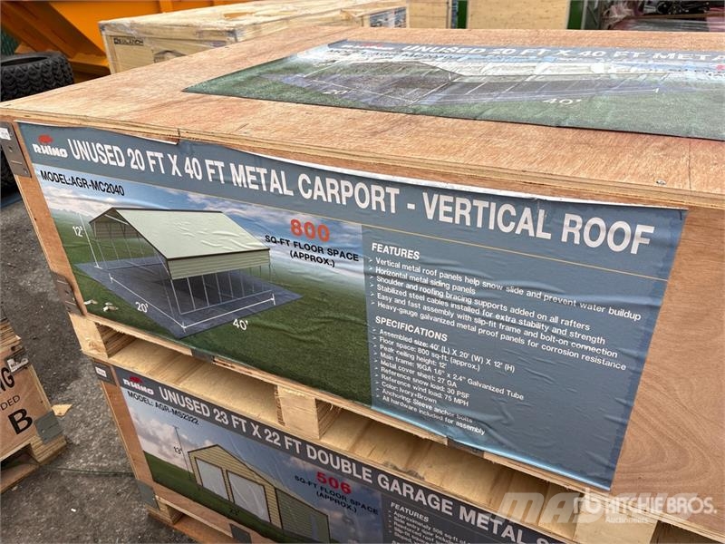 Quantity of (2) Crates of  AGR-MC2040 20 ft x 40 f Jeklene gradbene konstrukcije
