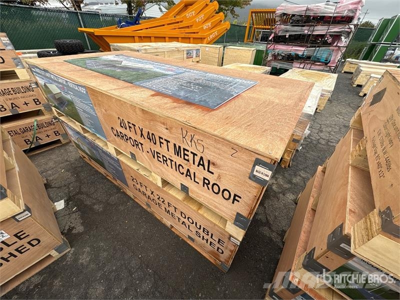  Quantity of (2) Crates of  AGR-MC2040 20 ft x 40 f Jeklene gradbene konstrukcije