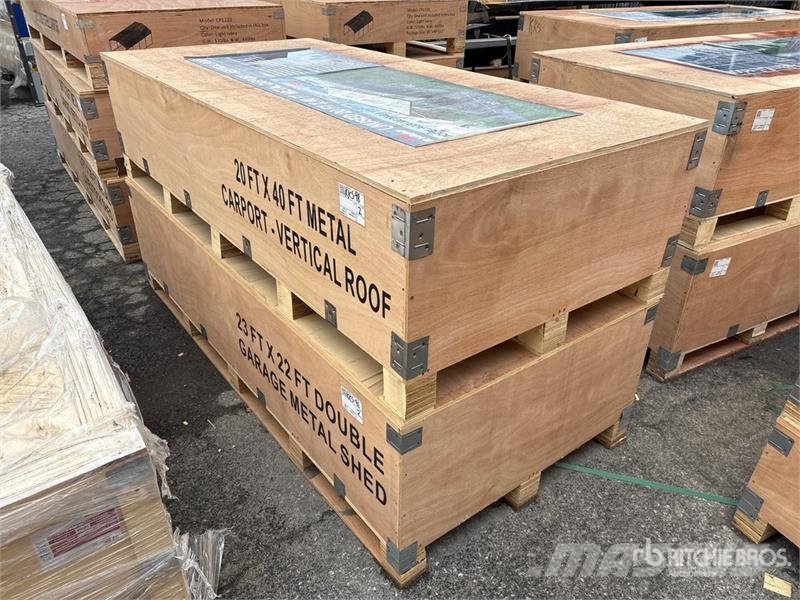  Quantity of (2) Crates of  AGR-MC2040 20 ft x 40 f Jeklene gradbene konstrukcije