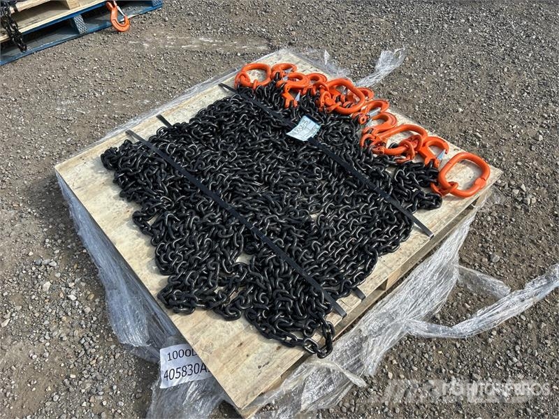 Quantity of (2) CS1234 Grade 80 Crane Chain Sling Daru tertozékok és felszerelések