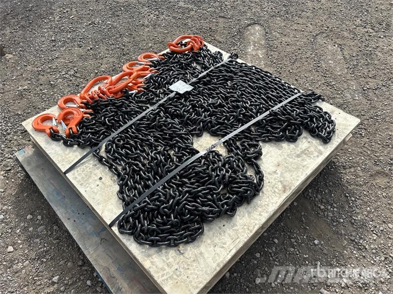 Quantity of (2) CS1234 Grade 80 Crane Chain Sling Daru tertozékok és felszerelések