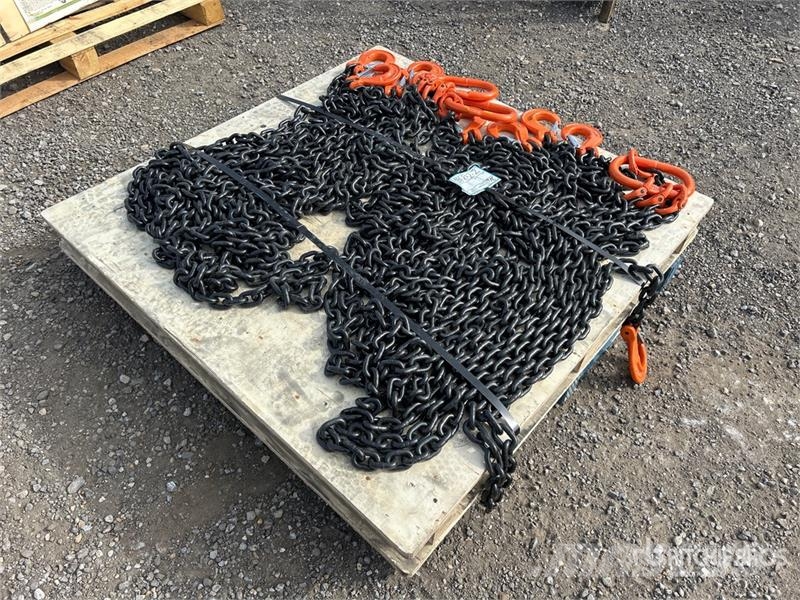Quantity of (2) CS1234 Grade 80 Crane Chain Sling Daru tertozékok és felszerelések