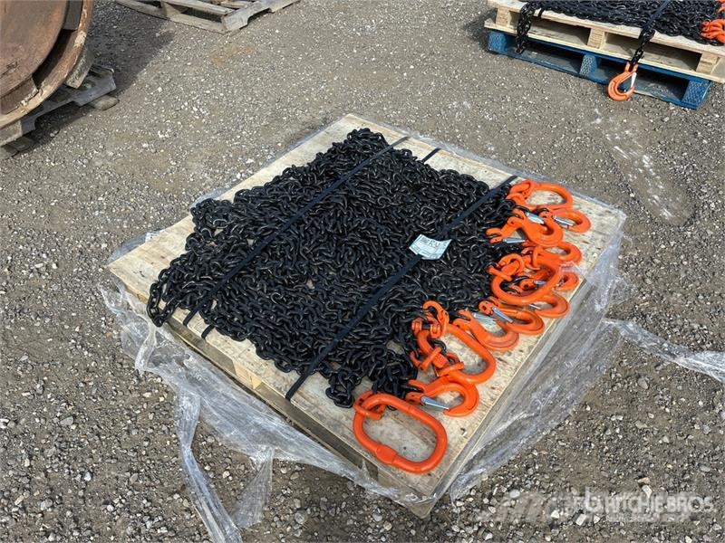 Quantity of (2) CS1234 Grade 80 Crane Chain Sling Daru tertozékok és felszerelések