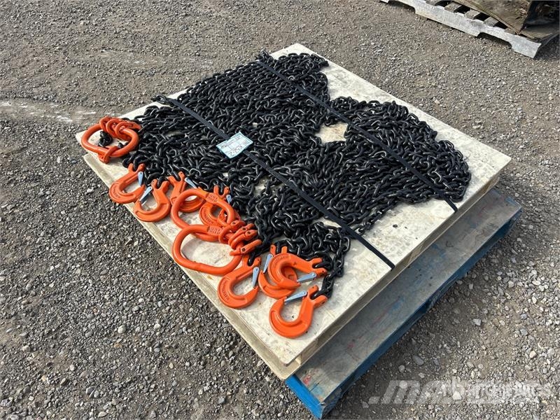 Quantity of (2) CS1234 Grade 80 Crane Chain Sling Daru tertozékok és felszerelések