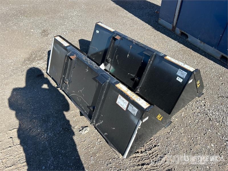 Quantity of (2) HLA 54 in Skid Steer Bucket دلاء