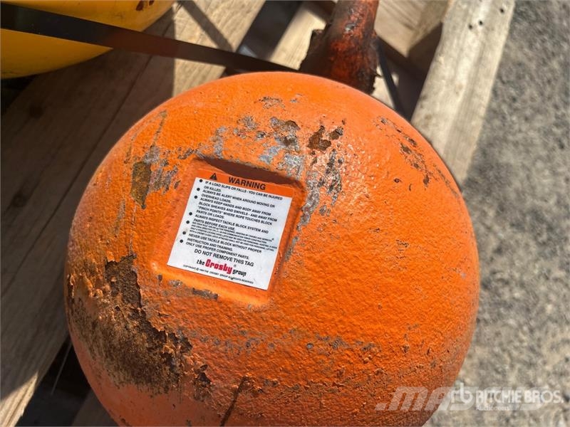 Quantity of (2) Overhaul Ball Crane spares & accessories