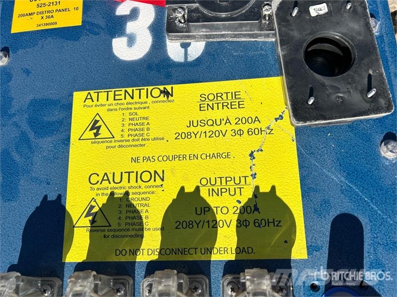 Quantity of (2) Portable Power Distribution Box Outros componentes