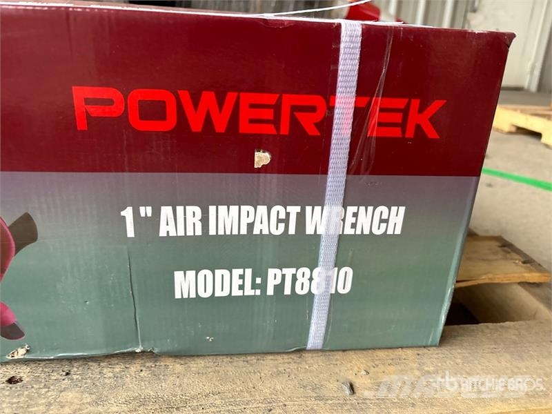  Quantity of (2)  Powertek PT8810 1 in Impact Wrenc Other components