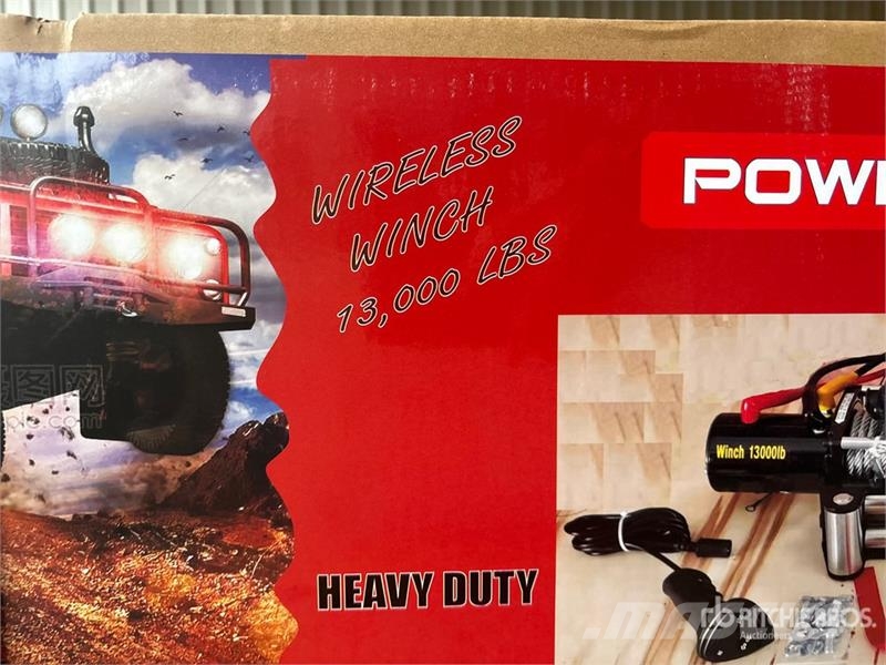  Quantity of (2)  Powertek WW13000 13000 lb Wireles المصاعد والرافعات المادية