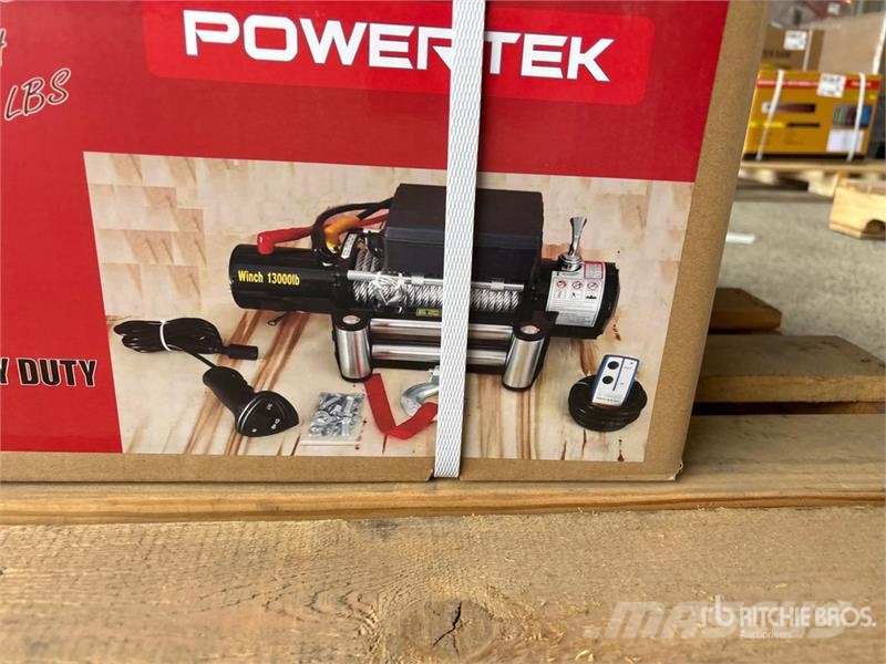  Quantity of (2)  Powertek WW13000 13000 lb Wireles المصاعد والرافعات المادية