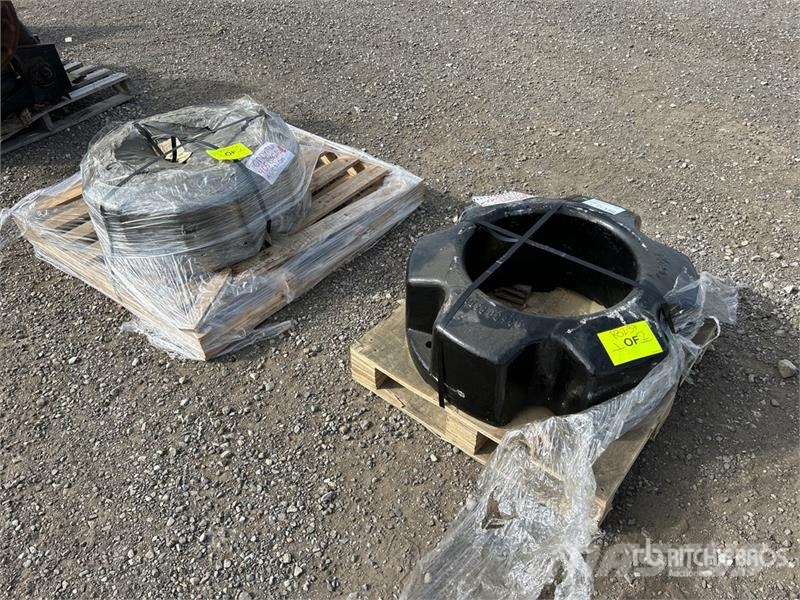Quantity of (2) Rear Wheel Weights Other farming machines