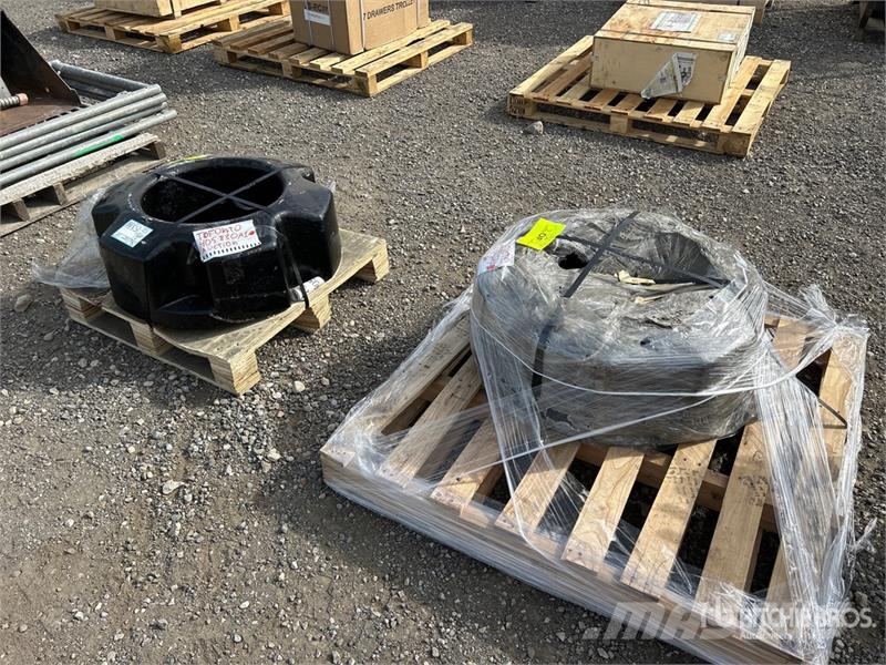 Quantity of (2) Rear Wheel Weights Other farming machines