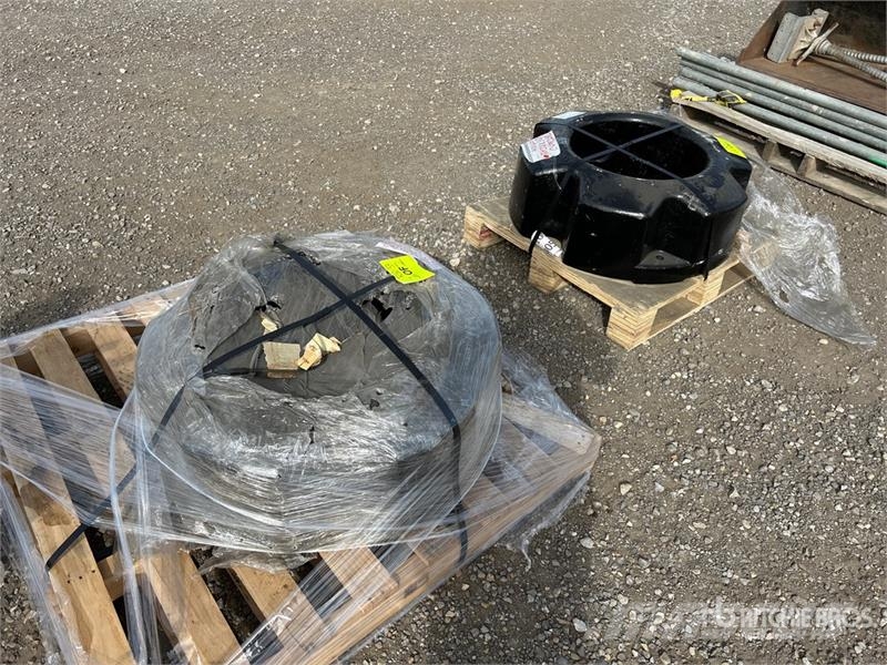 Quantity of (2) Rear Wheel Weights Other farming machines