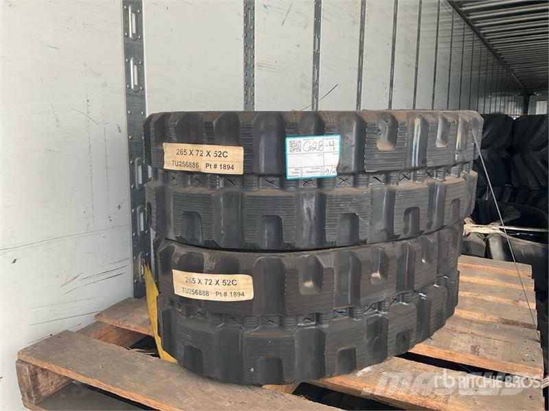 Quantity of (2) Rubber 265 x 72 x 52 Tracks (Unuse Drugi deli
