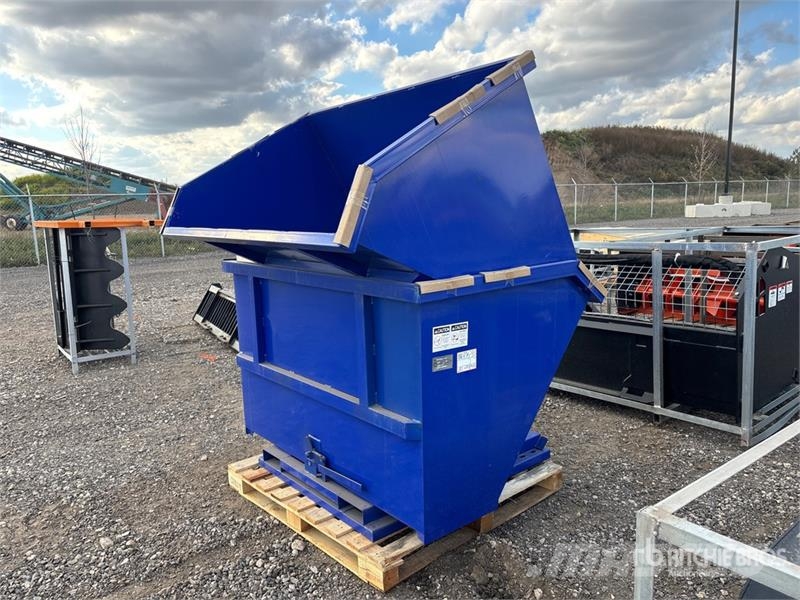  Quantity of (2)  Suihe N-1.5CY-2 Self-Dumping Hopp Silos y tolvas