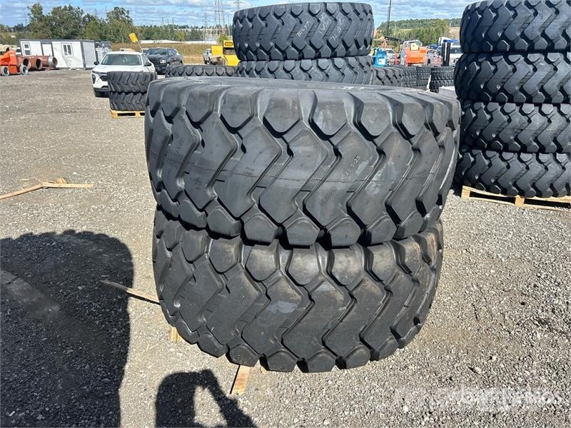 Quantity of (2) TaiHao 29.5x25 E3/L3 Heavy Duty Ti Gume, točkovi i felne
