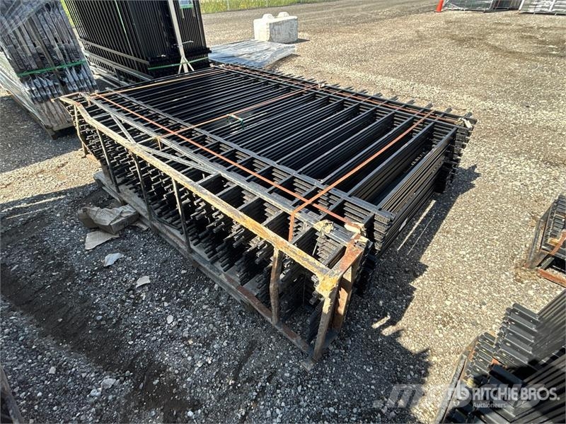Quantity of (20) 10 ft x 7 ft Powder Coated Wrough Drugi deli